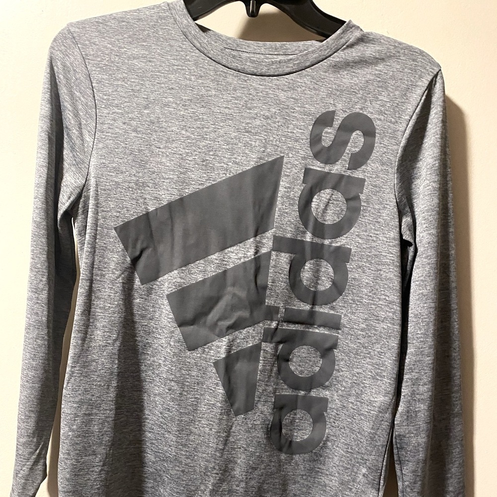 Womens adidas gray workout shirt M